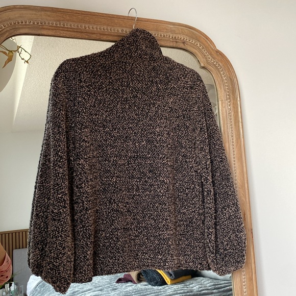 Zara lightweight and breathable brown melange knit - size Small - Picture 5 of 5